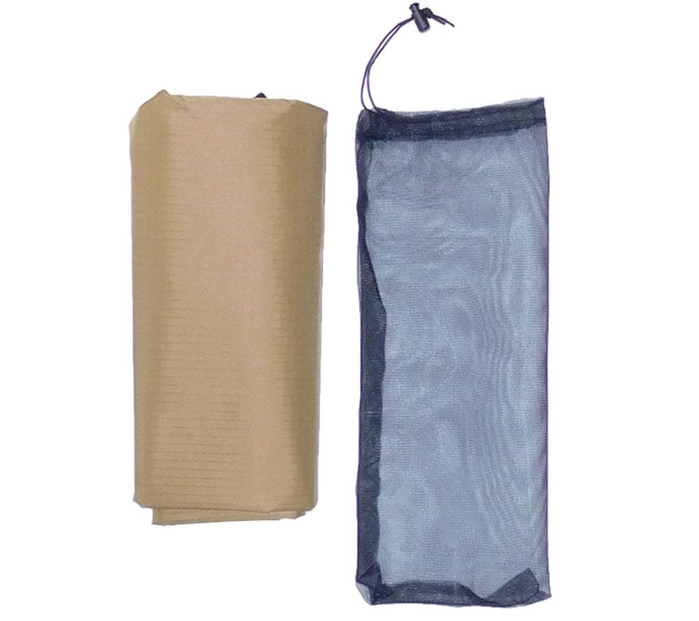 Ultralight Coyote RipStop Nylon Tarp for Camping & Backpacking Shelter