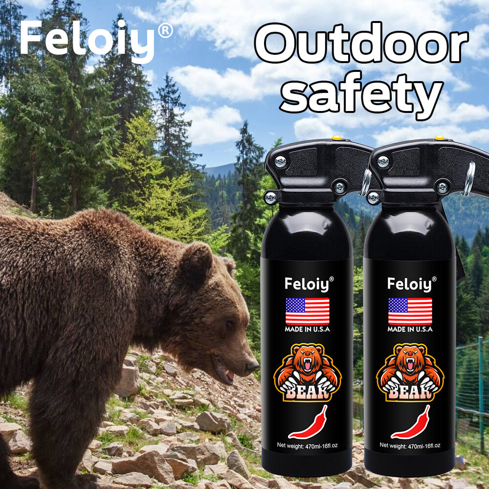 Bear Repellent Spray 16oz with Holster - Effective Wildlife Deterrent