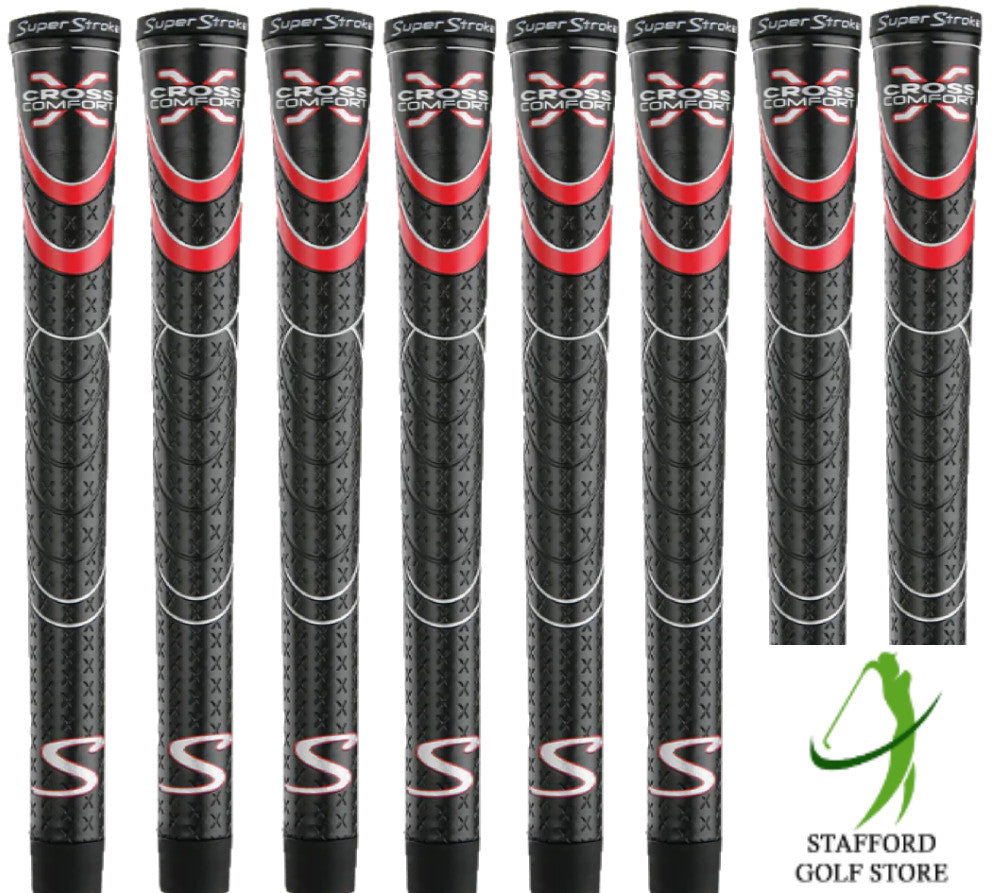 Golf Grip Set - Super Stroke Cross Comfort Undersize, Standard, Midsize & Jumbo