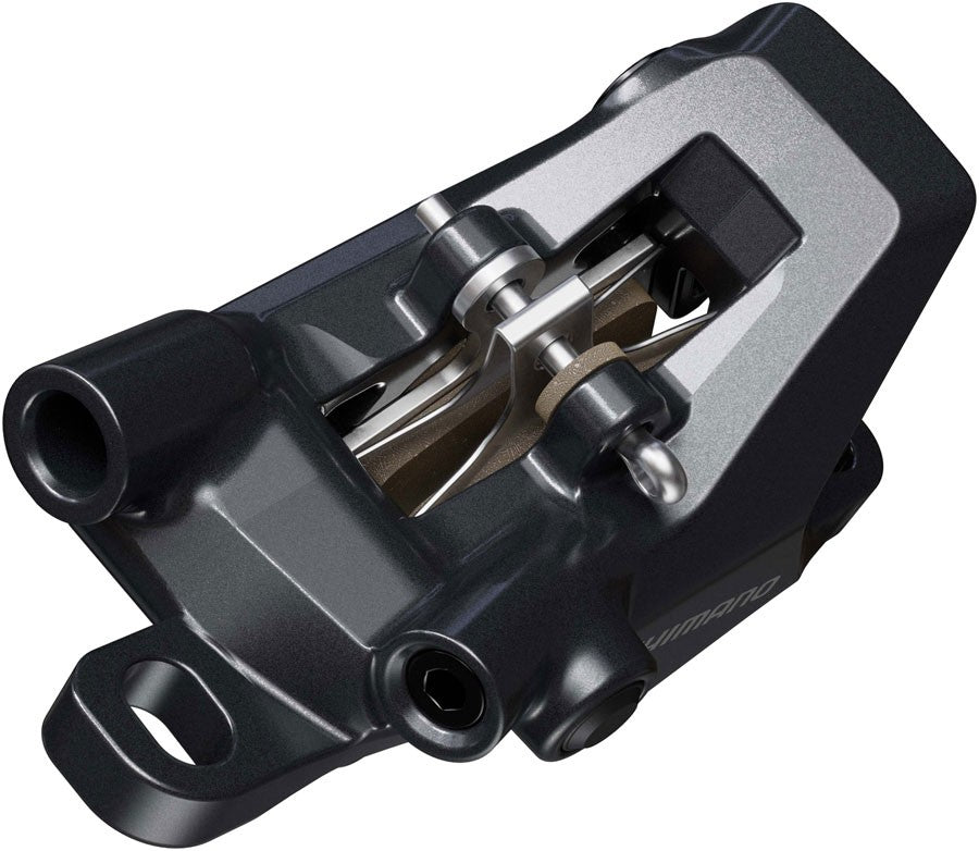 Shimano Deore BR-MT600 Disc Brake Caliper - Front or Rear, Post Mount, 2-Piston, Black