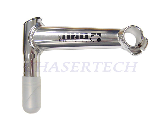 MTB Bicycle Quill Stem 25.4mm x 150mm Silver for Mountain & Hybrid Bikes