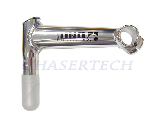 MTB Bicycle Quill Stem 25.4mm x 150mm Silver for Mountain & Hybrid Bikes