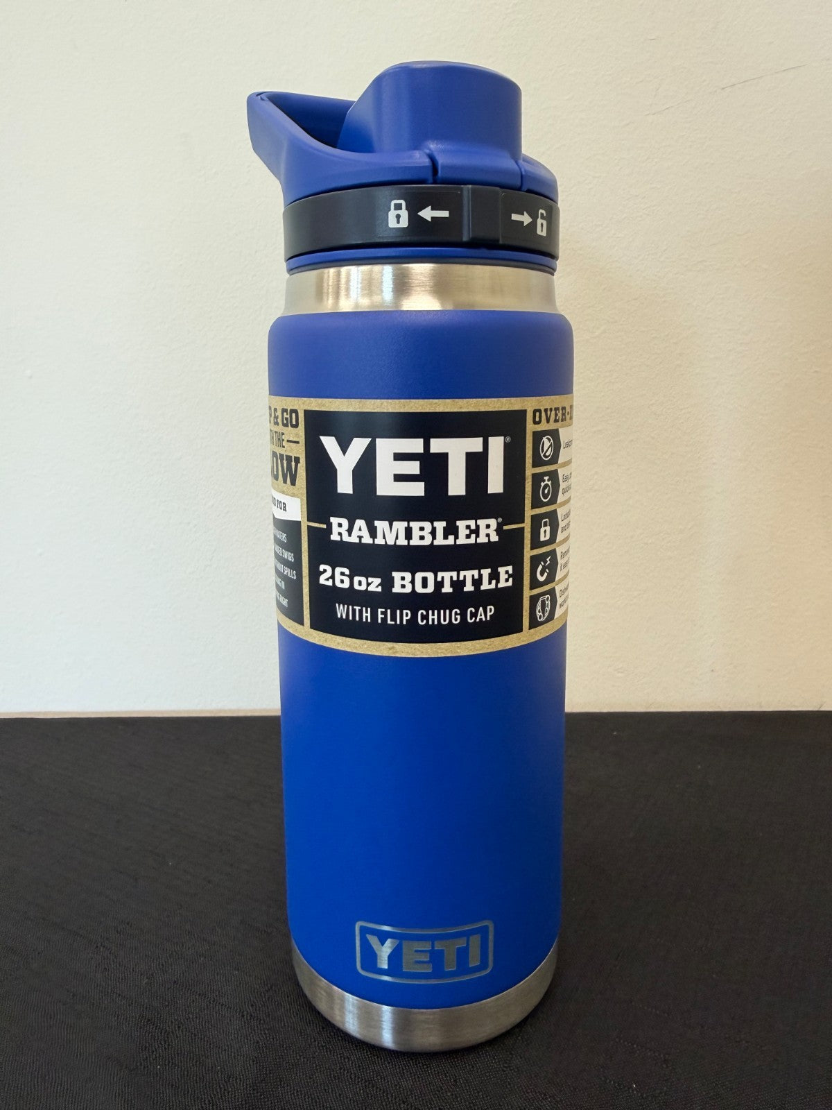 Yeti Rambler 26oz Insulated Water Bottle with Flip Chug Cap - Royal Blue