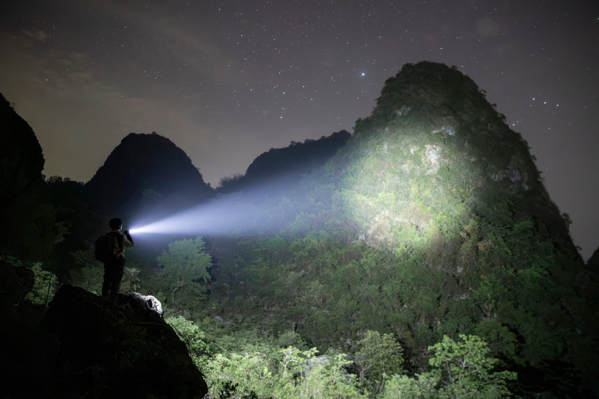 Tactical Flashlight 2500 Lumens OD Green Waterproof Handheld Torch