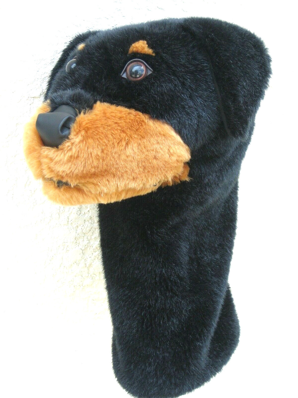 Rottweiler Golf Headcover for Drivers Up to 460cc - Easy On Off, Great Gift