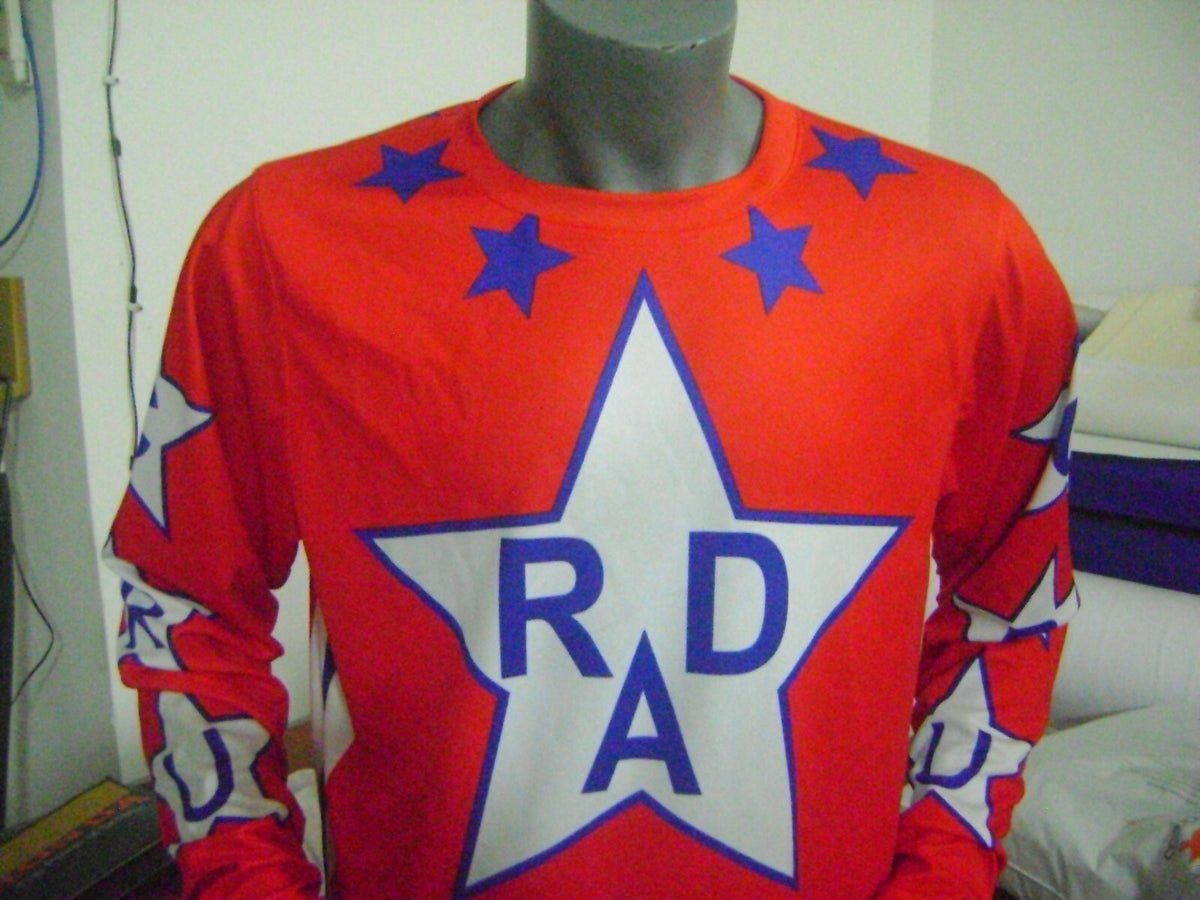 XL BMX Cycling Jersey - Old School Race Bike Shirt with Moisture Wicking & UV Protection