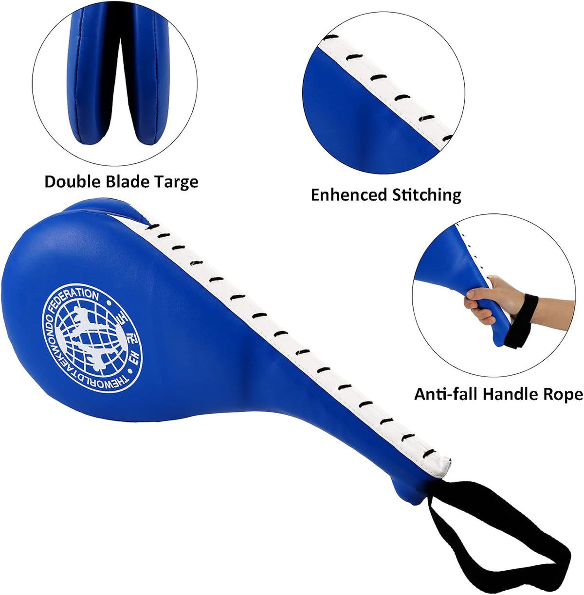 2 Pack Taekwondo Kick Pads - Durable Martial Arts Striking Target Gear