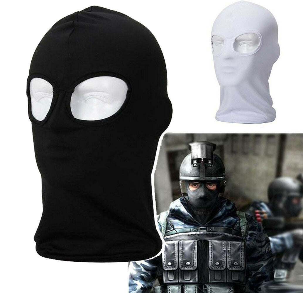 Tactical Balaclava Mask and Motorcycle Gloves for Outdoor & Sports Use