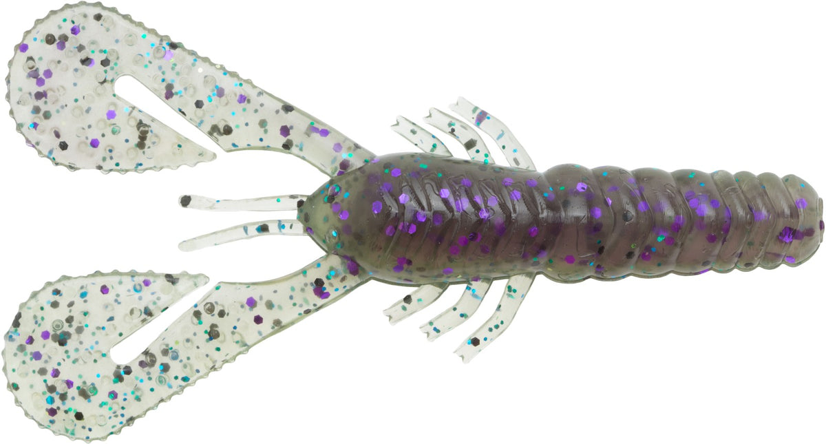 Fishing Soft Plastic Baits 4 Inch Turbo Crawz - 6 Pack Multiple Colors
