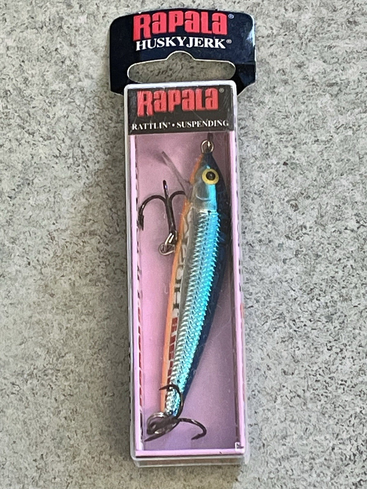 Rapala Husky Jerk Silver Blue Fishing Lure - Durable, High-Performance