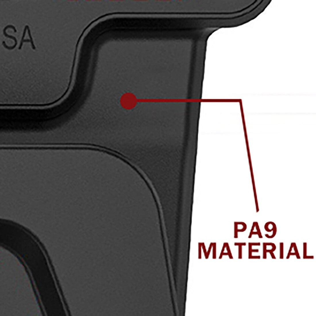 Magnetic Car Gun Mount Holder Rack with Trigger Guard - 2 Pack