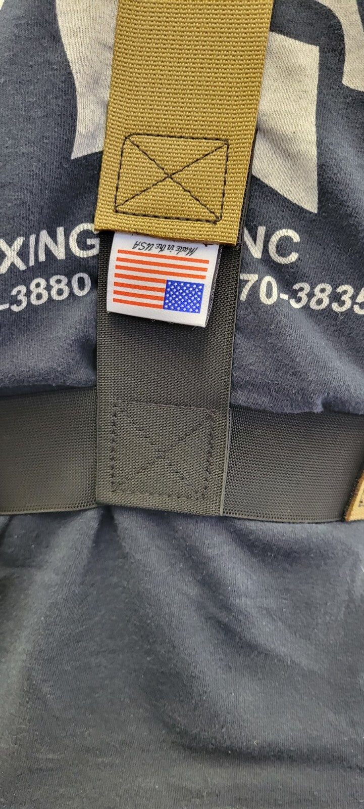 Universal Chest Sling & Holster with Adjustable Webbing and Reinforced Buckles