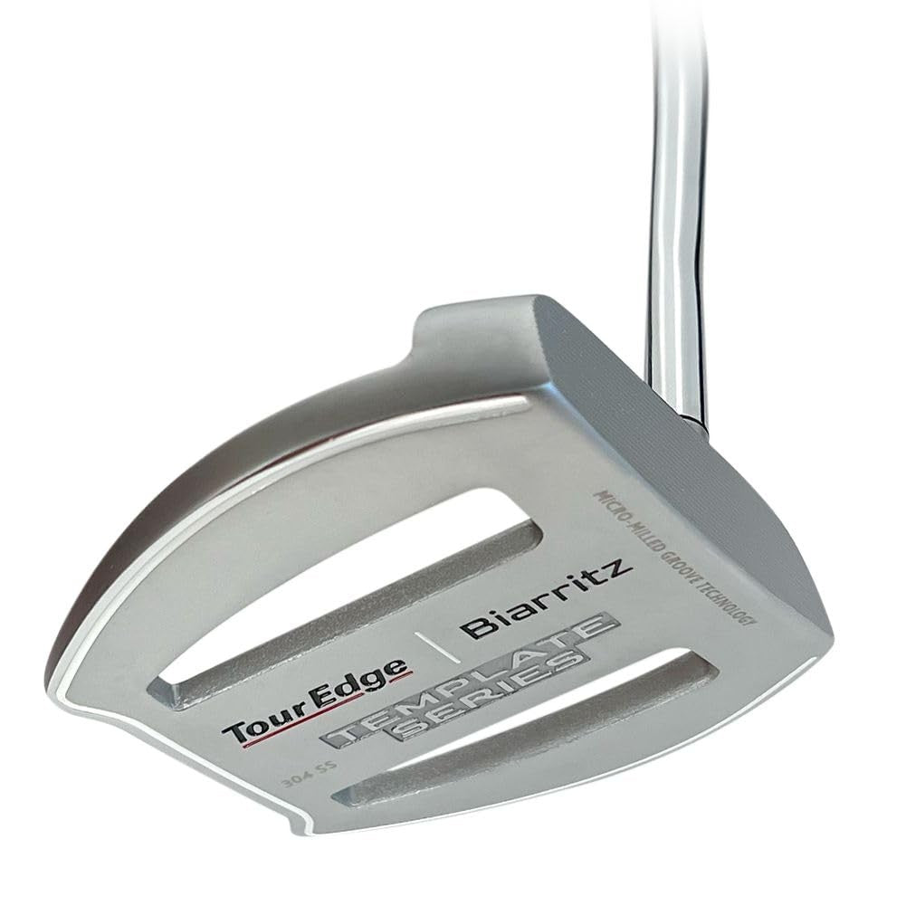 Tour Edge Biarritz 34-Inch Mallet Golf Putter with Micro-Groove Face Technology