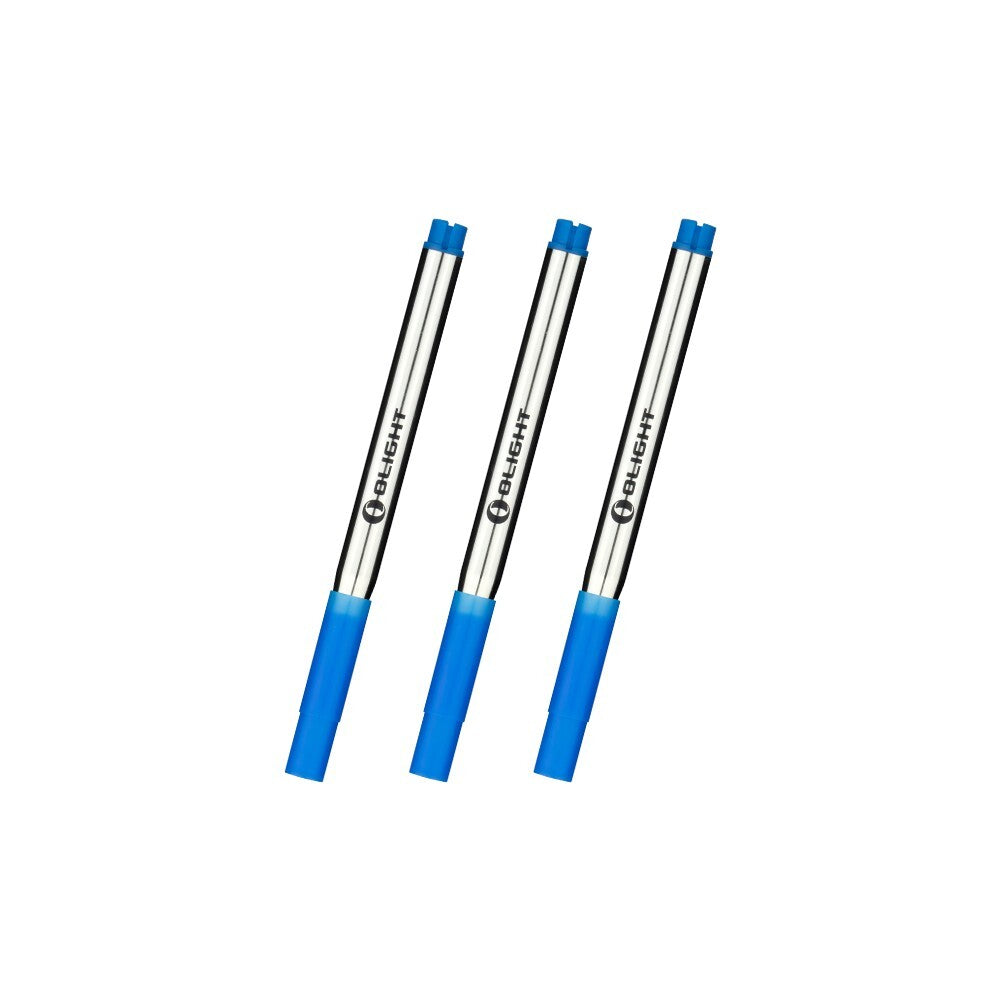 Blue Ink Cartridges Refill Pack for Open Series Pens - 3 Pieces