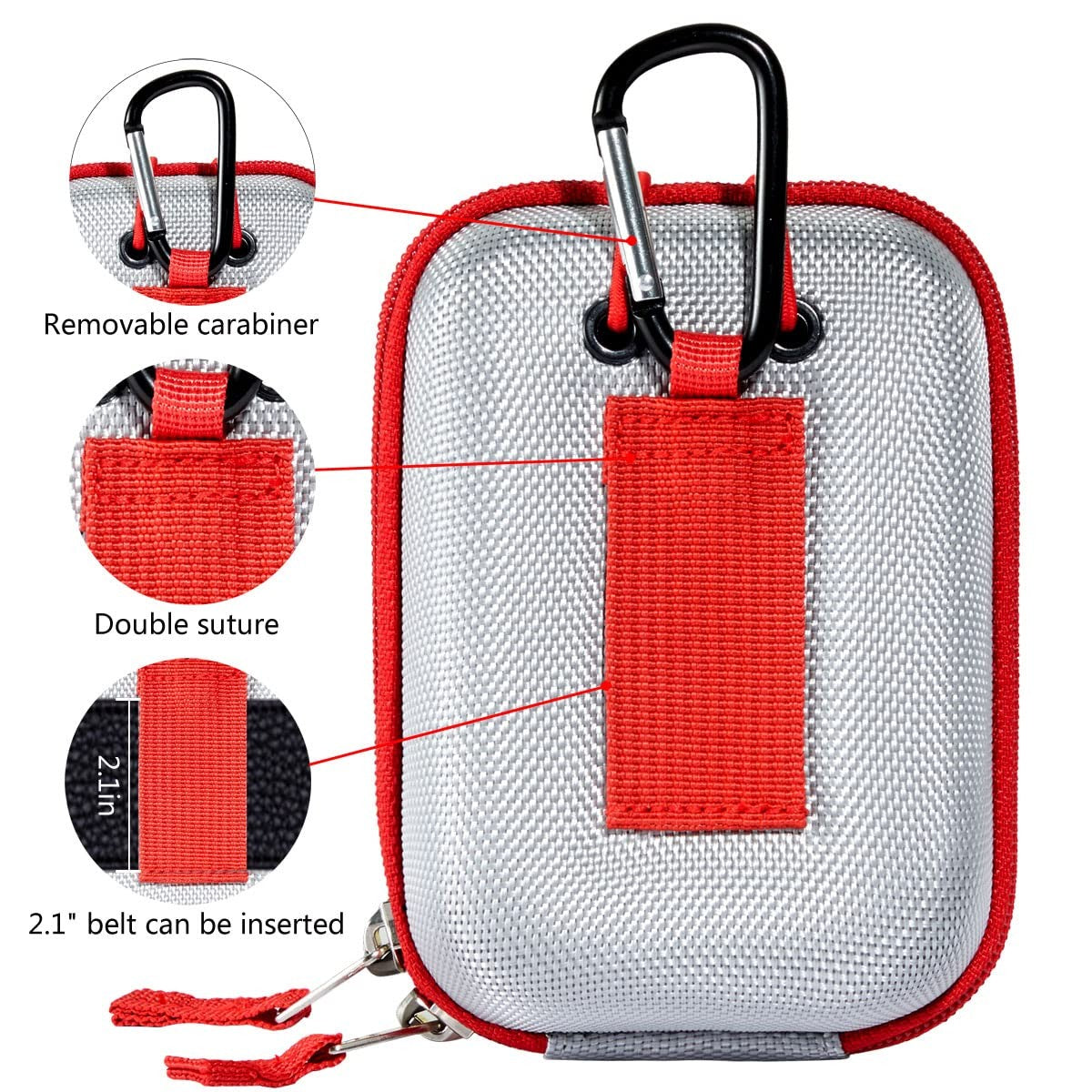 Golf Rangefinder Hard Shell Carry Case EVA Bag Compatible with Callaway & Bushnell
