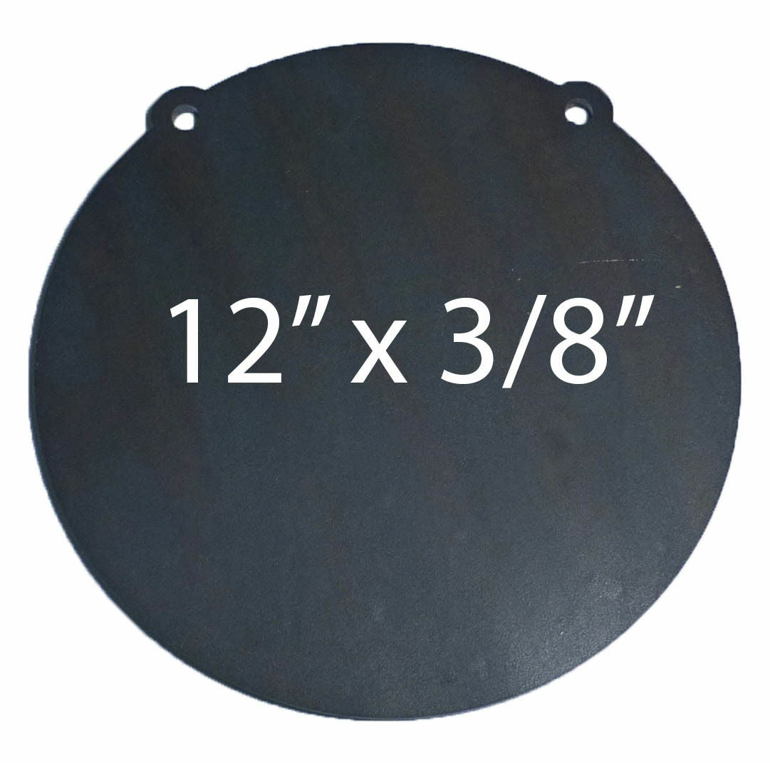 AR500 Steel Shooting Target 12-Inch Laser Cut Gong for Shooting Range
