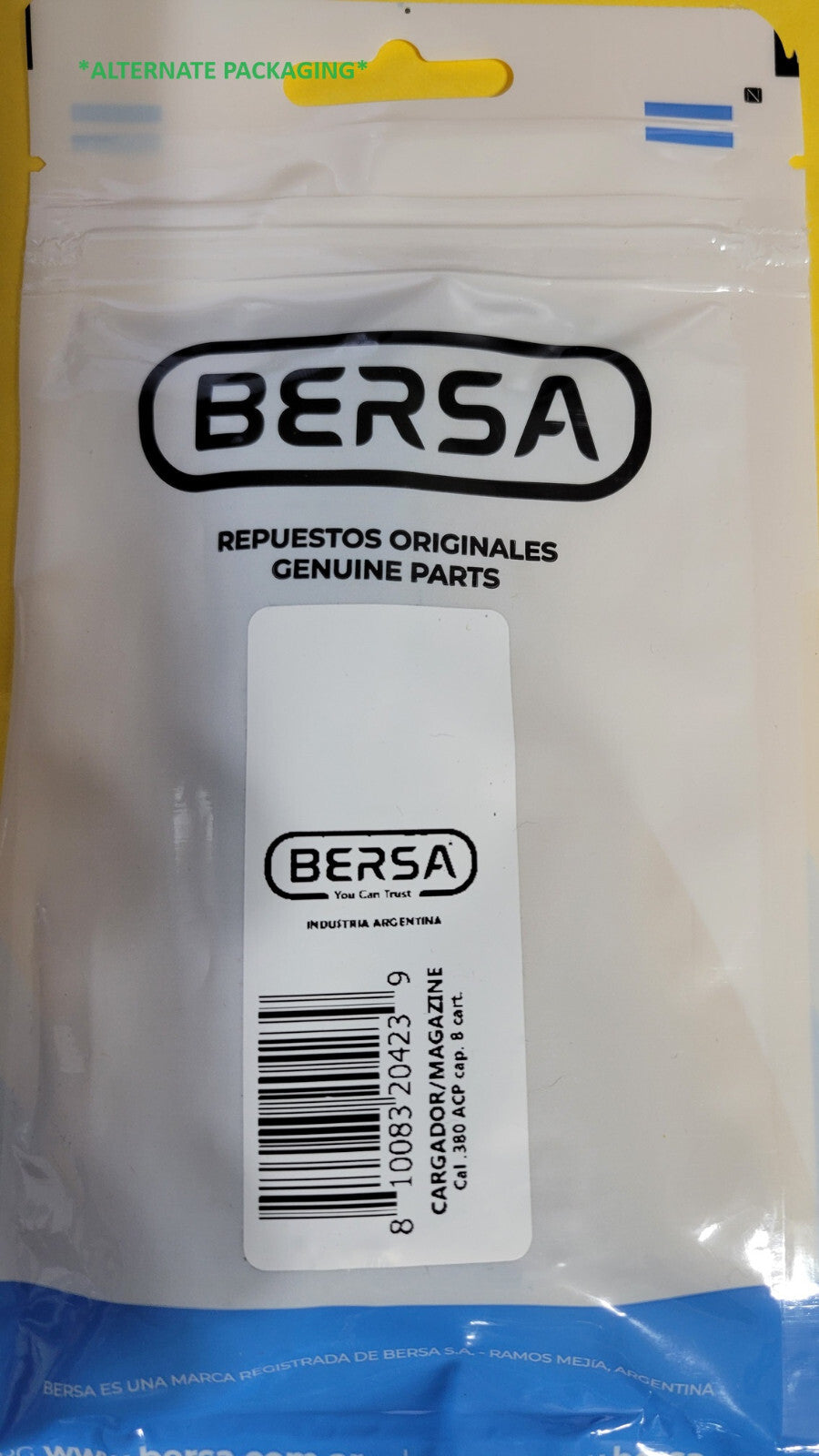 Bersa Thunder .380 ACP 8-Round Mag with Finger Rest - Factory OEM