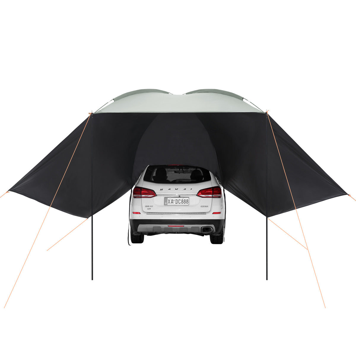 10x7ft Portable Car Side Awning with UV Protection Waterproof & Windproof