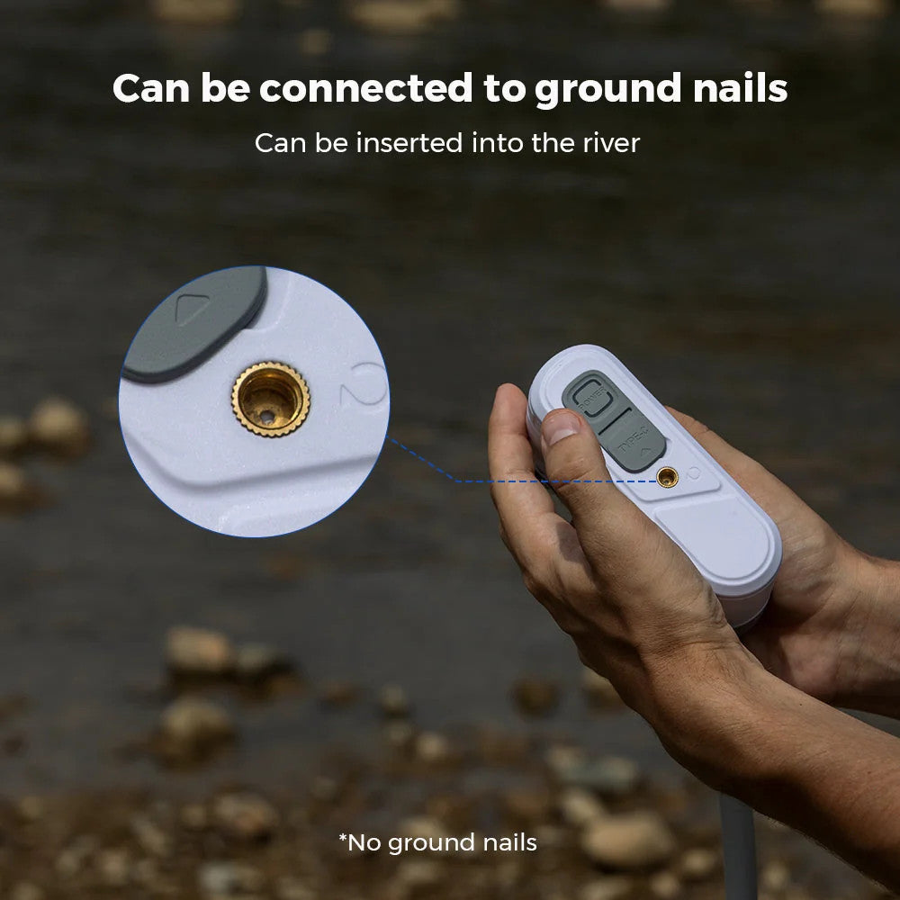 Ultralight Rechargeable Portable Outdoor Shower with High-Flow & Detachable Filter