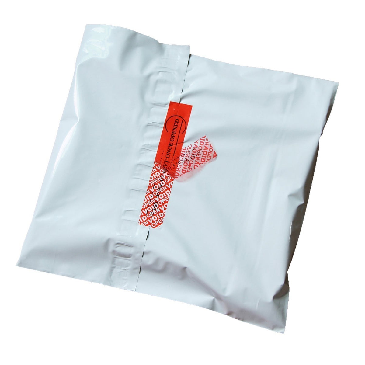 Tamper Proof Security Tape 1in x 55yd - Void Transfer Seal Label, Red