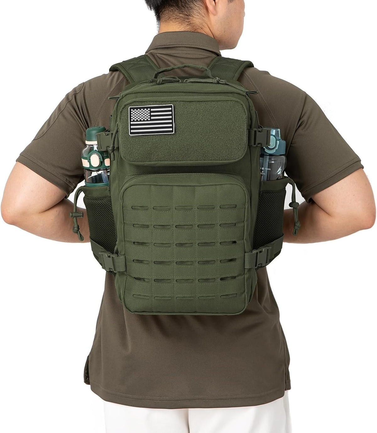 Military Tactical Backpack 25L Molle Daypack Bug Out Bag for Men