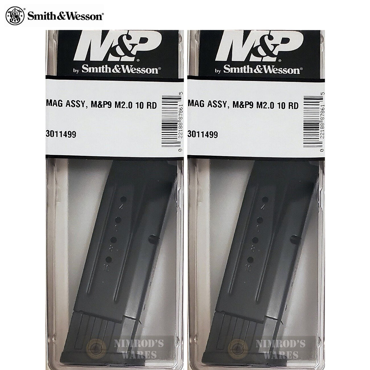 Smith & Wesson M&P9 2.0 Compact 9mm 10-Round Steel Magazines - 2 Pack