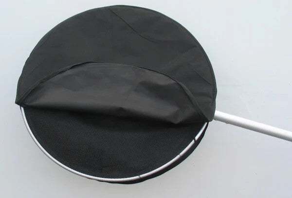 Large Koi Pond Net with 8ft Aluminum Handle - 24-inch Fish Net for Pond Maintenance