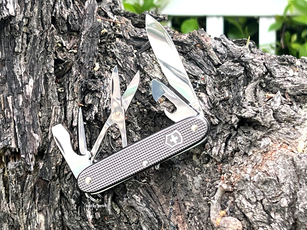 Victorinox Swiss Army Pioneer X Limited Edition Thunder Gray Knife 93mm with Multiple Tools