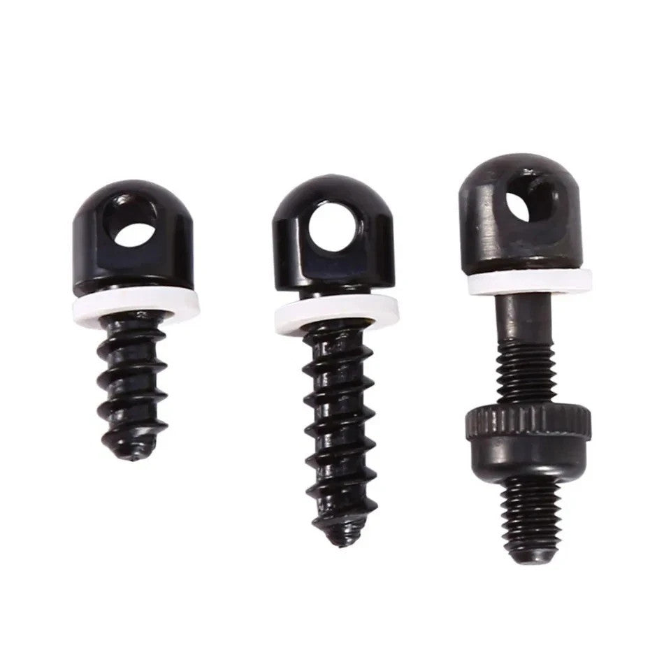 Wood Bolt Sling Swivel Studs Set for Rifle or Shotgun Mounting - 3 Pieces