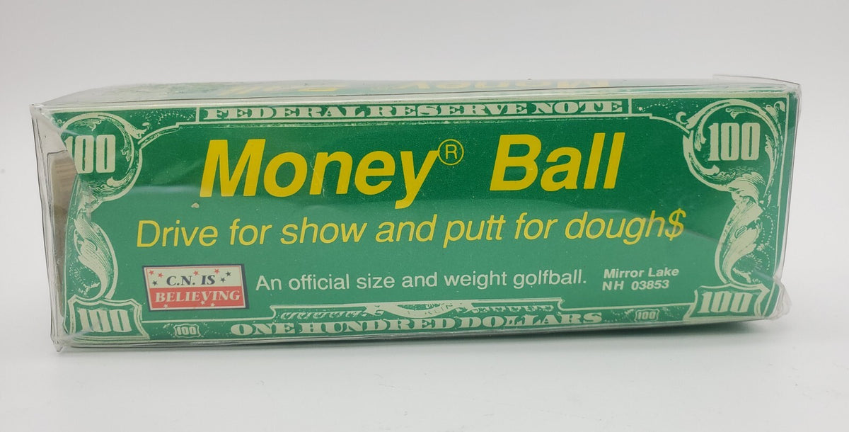 Golf Money Ball Set with US Mint Condition $100 Bills - Fun Golf Gift