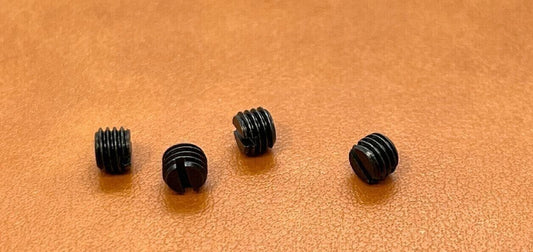 Set of 4 Blued Rifle Plug Screws for Winchester & Remington Models - 6-48