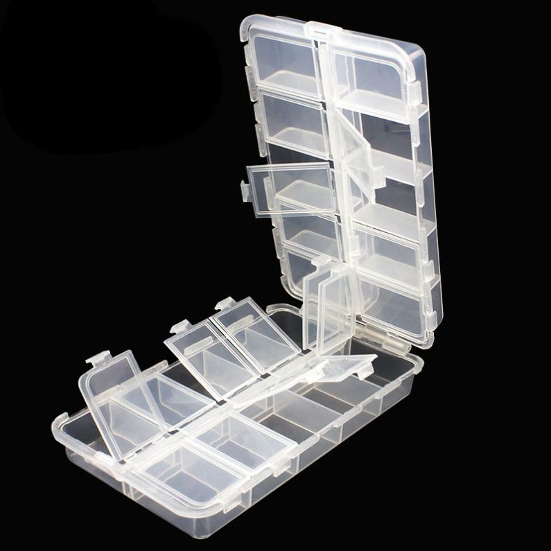 20 Compartment Fishing Tackle Box for Hooks Baits Beads and Small Items
