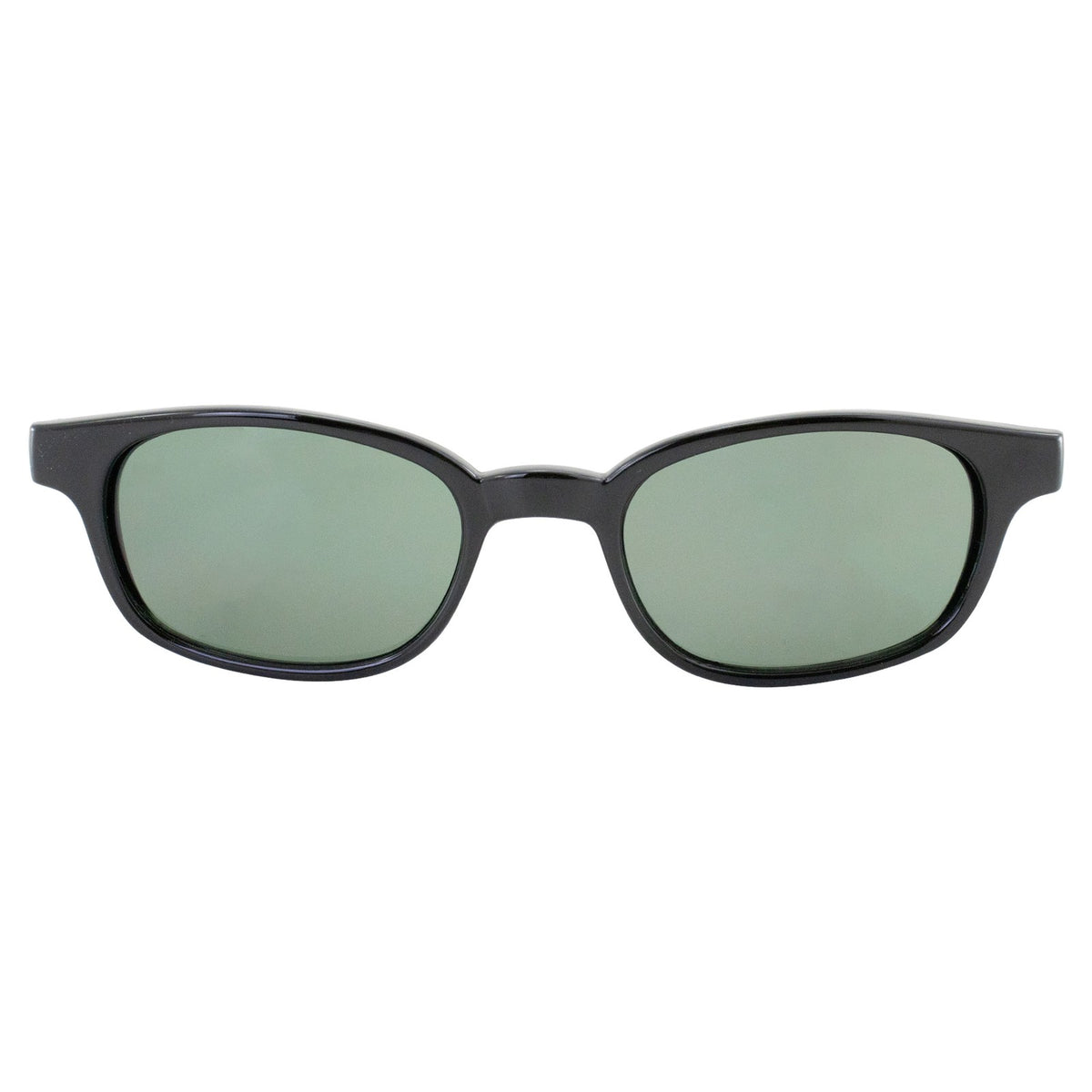 Motorcycle Sunglasses Black Frames Green Lenses UV400 Protection with Pouch