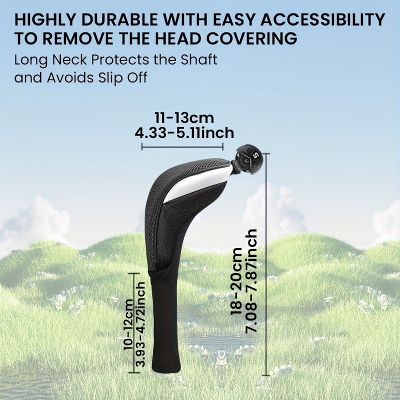 Golf Hybrid Head Cover Set 3 Interchangeable No Tag Finger Ten
