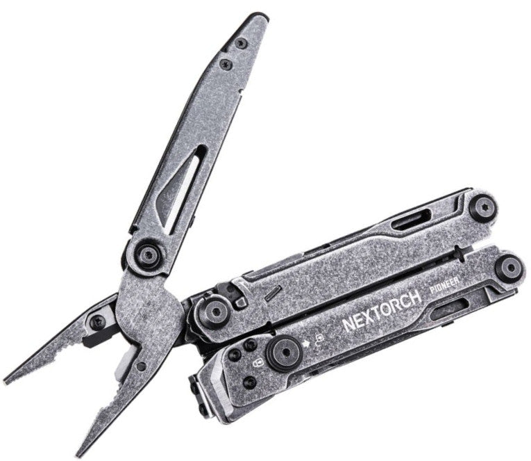 Nextorch Pioneer Multi Tool with Black Stainless Handles - Versatile Outdoor Gear