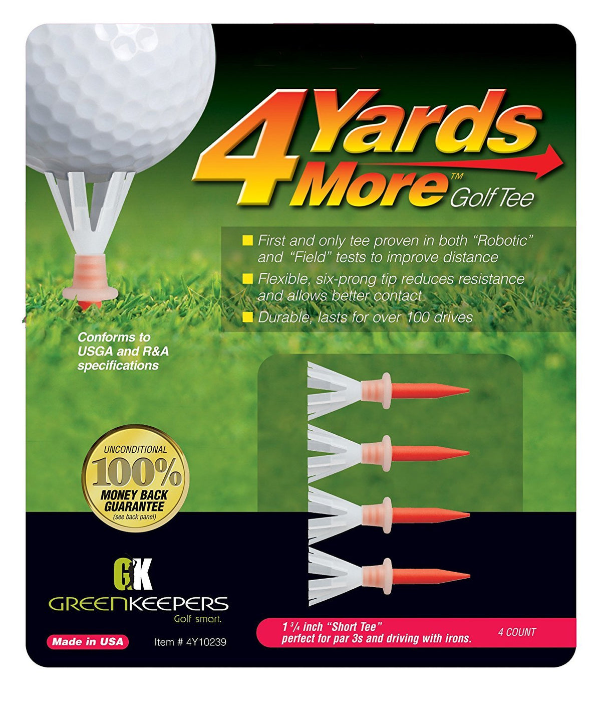 Golf Tees Set with Multiple Sizes - Durable, USGA Conforming Tee Variety