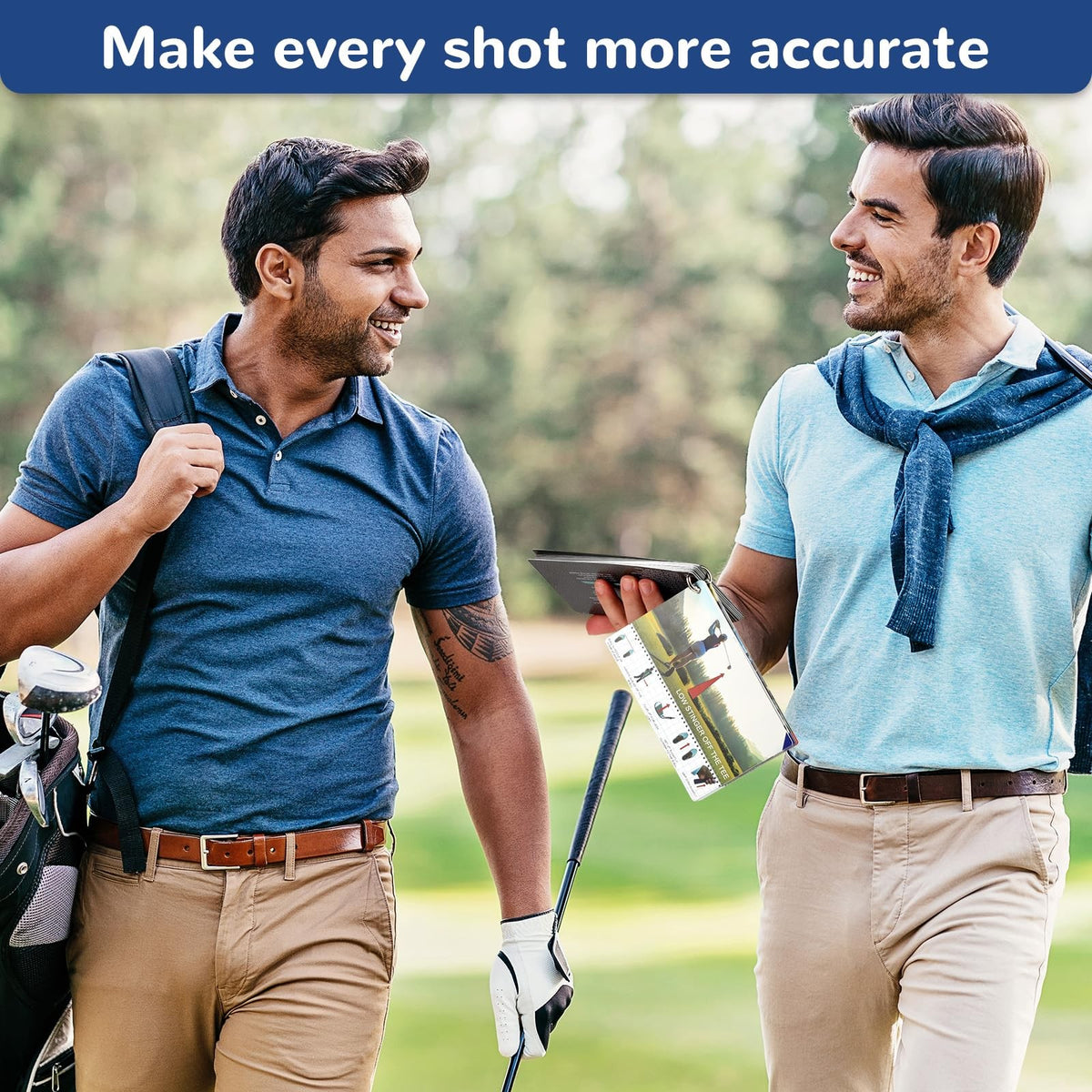 Golf Reference Cards Waterproof & Durable - Rules & Tips for All Skill Levels