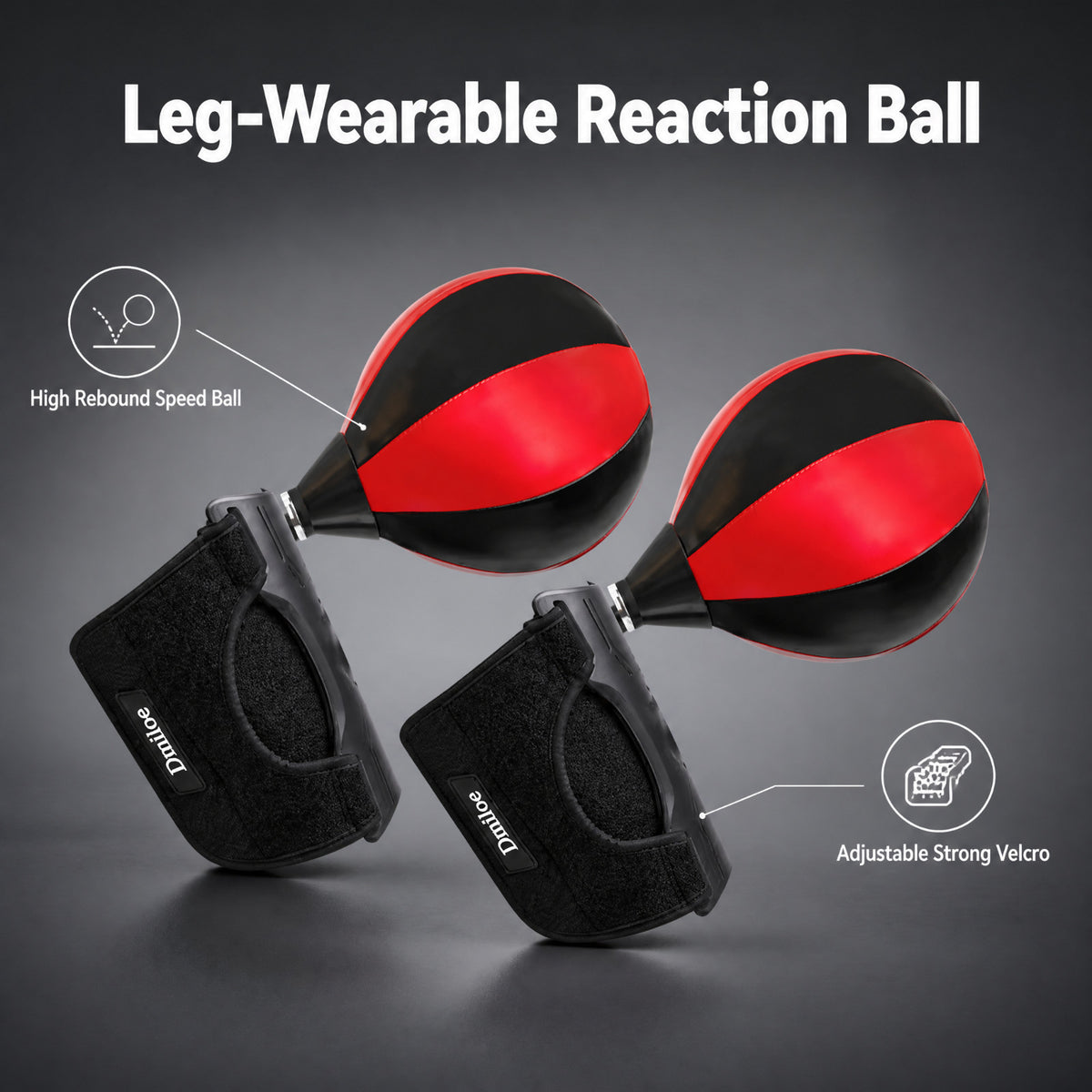 Abs Workout Punching Bag with Reflex Ball for Core Fitness and Training