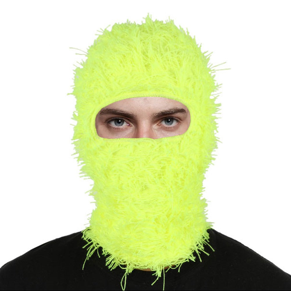 Distressed Full Face Ski Mask Balaclava for Winter Sports and Cosplay