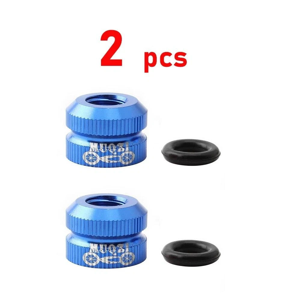 Presta Valve Nuts & Bike Tire Caps Set for Bicycle Maintenance