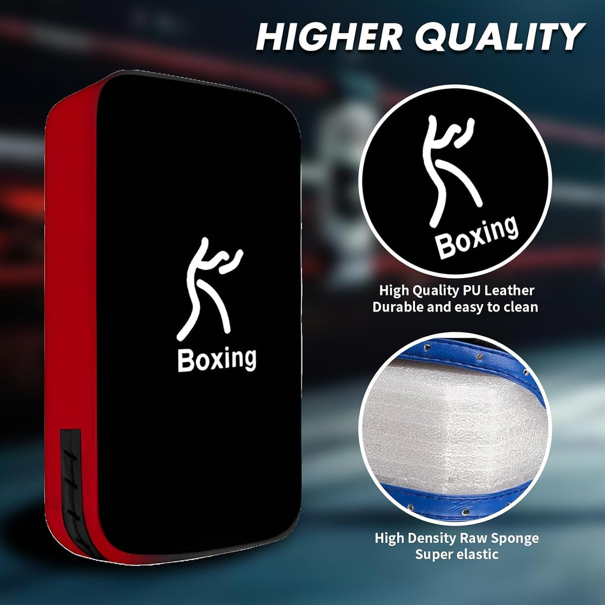 Punching Strike Shield Pad for Boxing, Karate & MMA Training - Adjustable 15.75in x 7.87in
