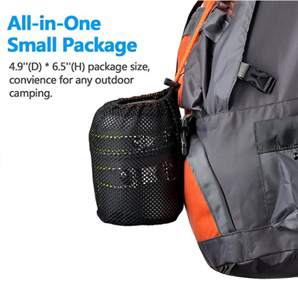 Portable Camping Gas Stove and Cookware Set - Lightweight Outdoor Hiking