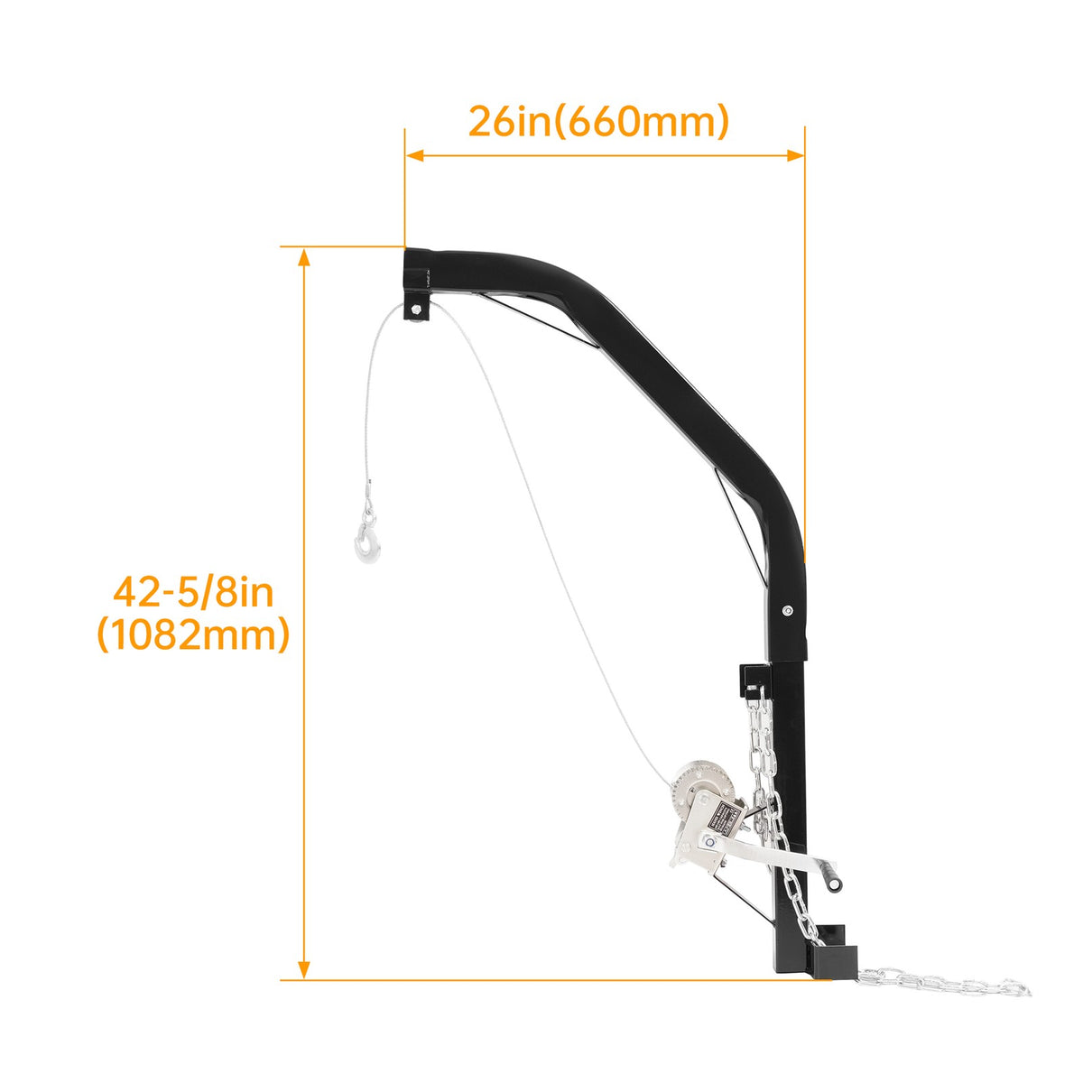 Tree Mounted Deer Hoist 400LB Winch Lift for Hunting Game