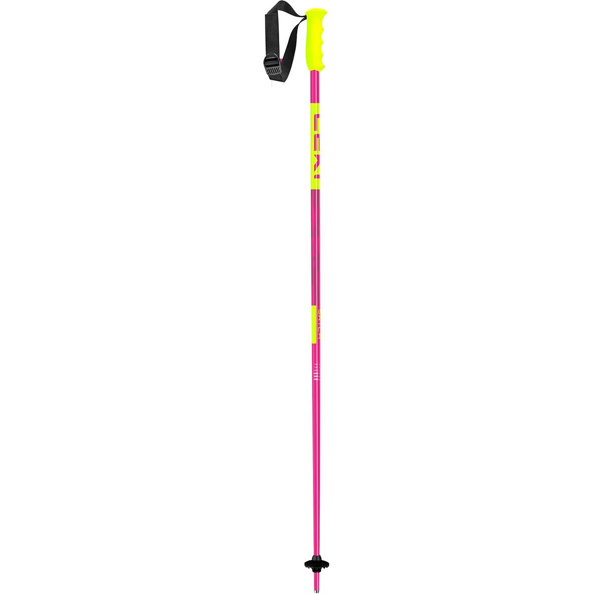 All-Mountain Aluminum Ski Poles with Tacky Grip and Adjustable Strap