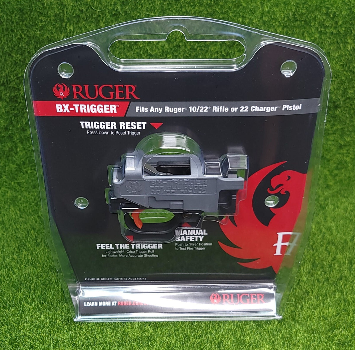 Ruger BX-Trigger Red Drop-In Trigger for 10/22 & Charger Rifles & Pistols