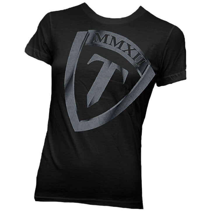 Women's Vintage Shield T-Shirt - Casual Graphic Tee for Women