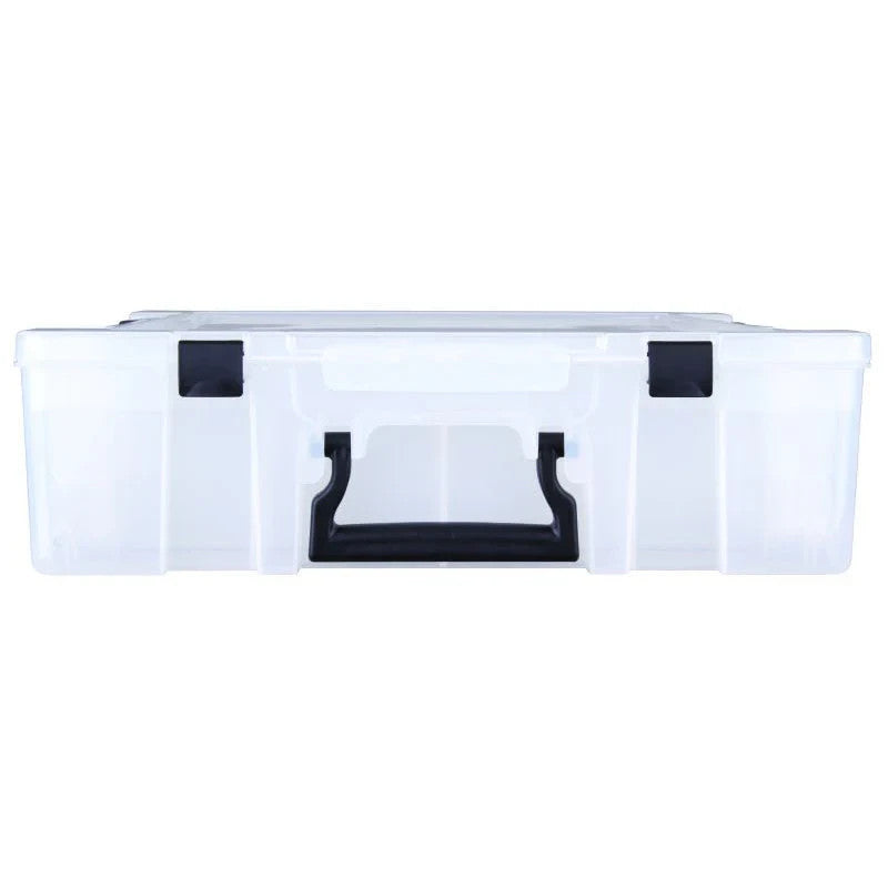 Deluxe Multi-Compartment Storage Satchel Case with Dividers