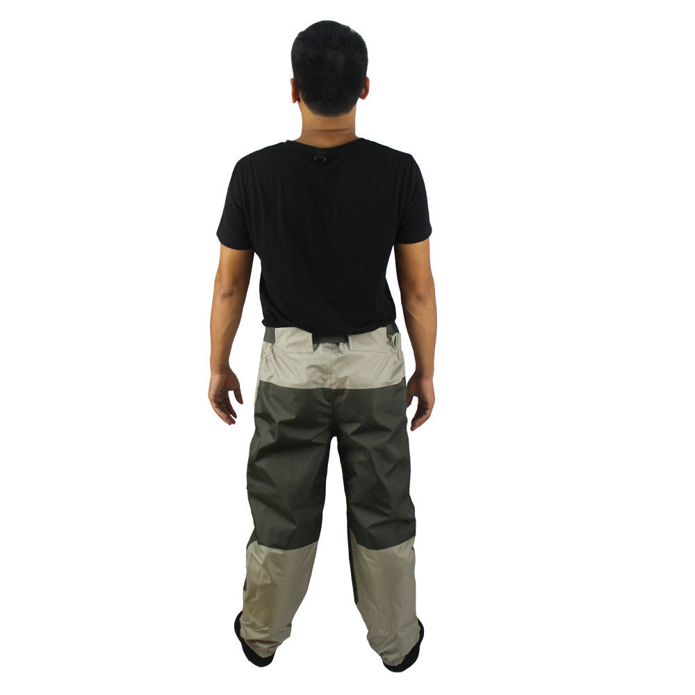 Breathable Waterproof Fly Fishing Waders Pants - Adjustable, Reinforced Knees