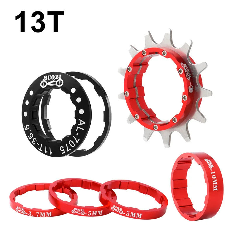 Single Speed Bicycle Cassette Cog 12T-22T Upgrade Kit for MTB & Road Bikes