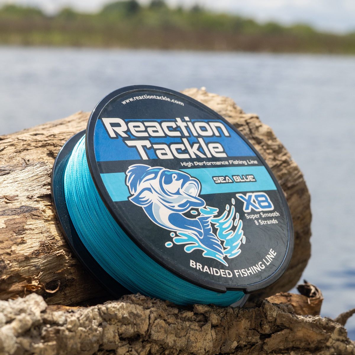 Braided Fishing Line Sea Blue - High Strength, Multi-Strand, Saltwater & Freshwater